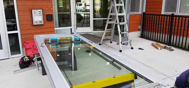 storefront door glass replacement Anderson